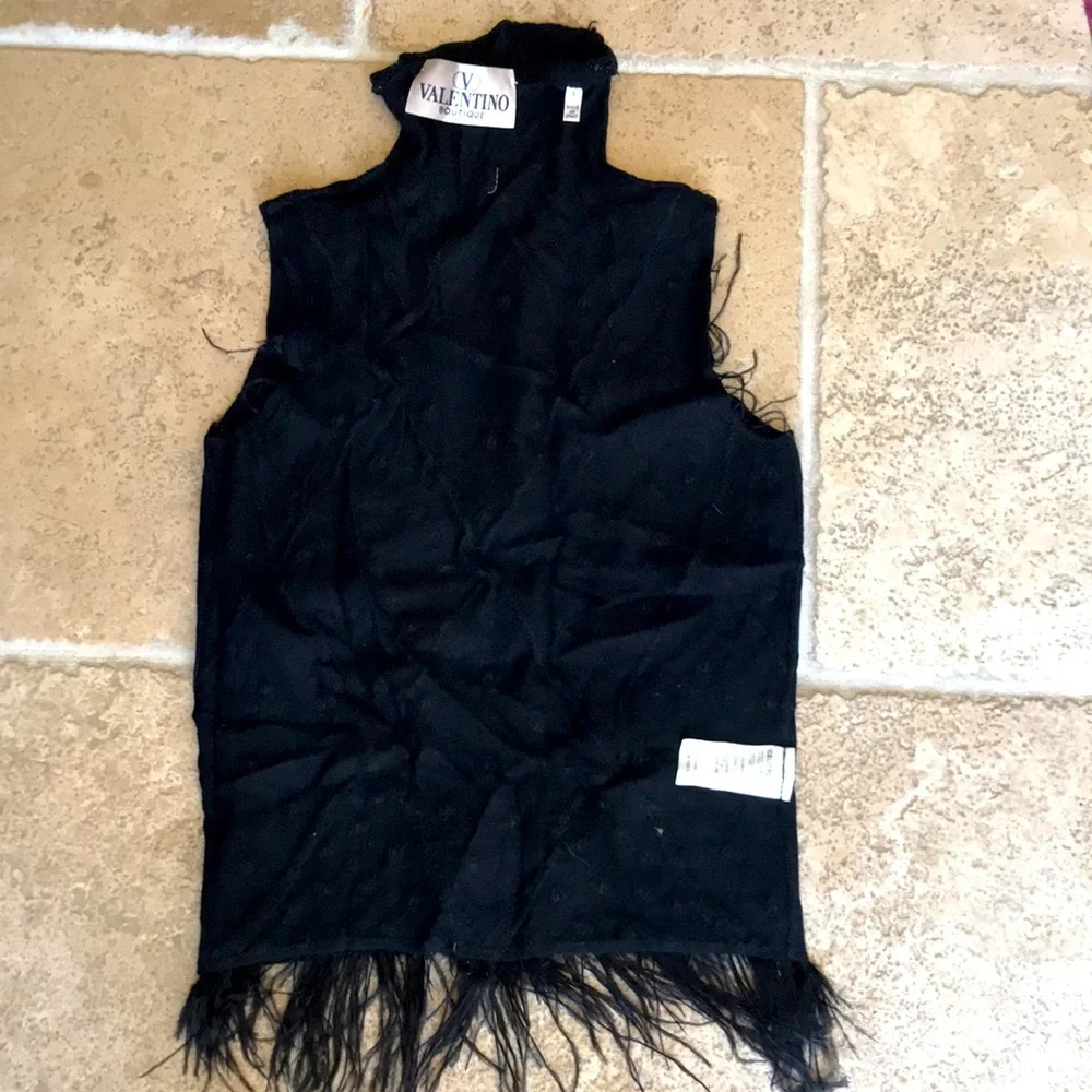 Valentino Cashmere Feather Turtle Neck - Picture 5 of 7